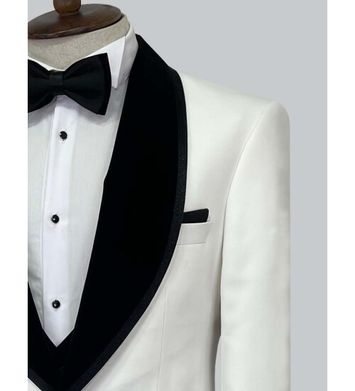 SUIT SARTORIA BEYAZ DAMATLIK 5575