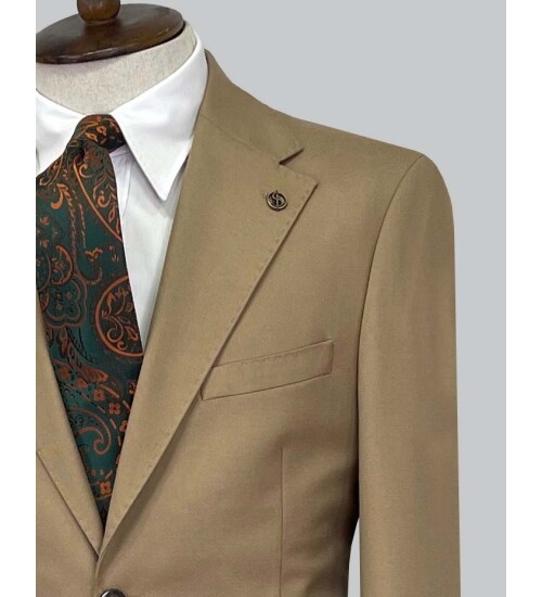 SUIT SARTORIA YÜN BEJ TAKIM ELBİSE 2448