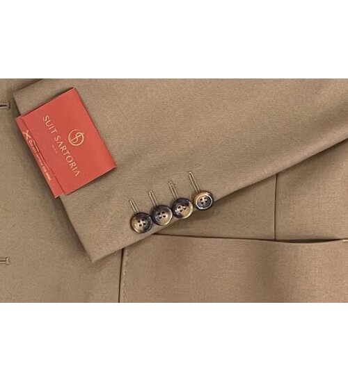 SUIT SARTORIA YÜN BEJ TAKIM ELBİSE 2448