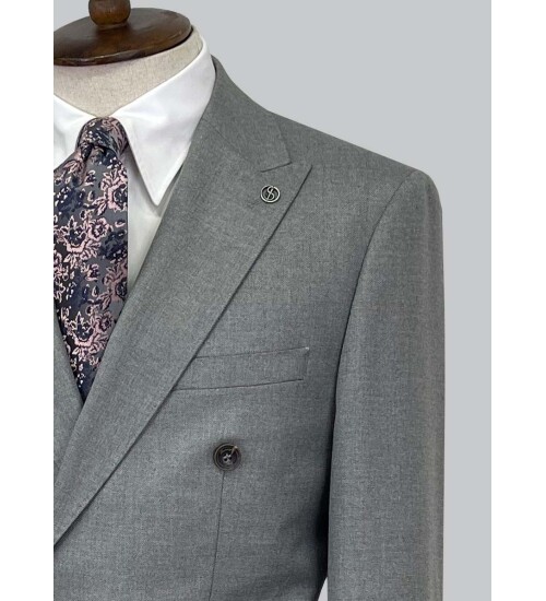 SUIT SARTORIA YÜN GRİ TAKIM ELBİSE 2447