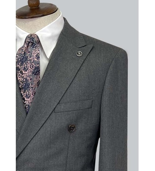 SUIT SARTORIA YÜN KOYU GRİ TAKIM ELBİSE 2447