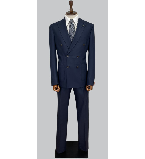SUIT SARTORIA YÜN LACİVERT TAKIM ELBİSE 2447