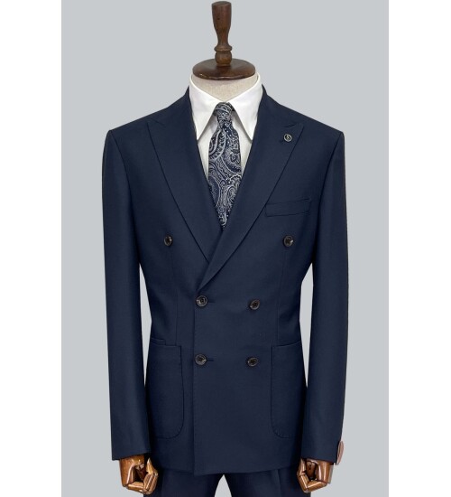 SUIT SARTORIA YÜN LACİVERT TAKIM ELBİSE 2447