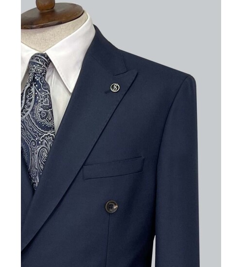 SUIT SARTORIA YÜN LACİVERT TAKIM ELBİSE 2447