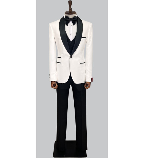 SUIT SARTORIA BEYAZ DAMATLIK 5573