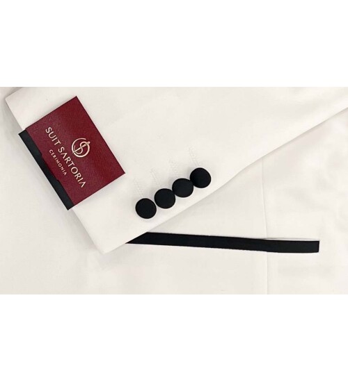 SUIT SARTORIA BEYAZ DAMATLIK 5573