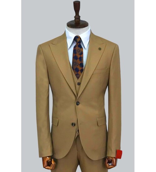 SUIT SARTORIA BEJ TAKIM ELBİSE 2434
