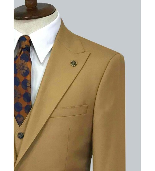 SUIT SARTORIA BEJ TAKIM ELBİSE 2434