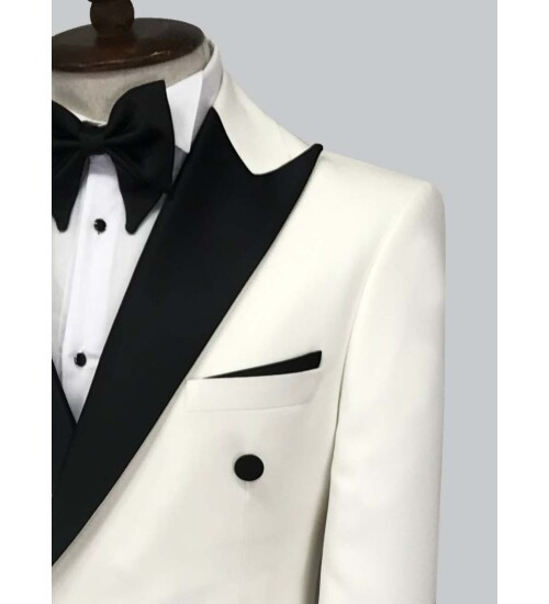 SUIT SARTORIA BEYAZ DAMATLIK 5444