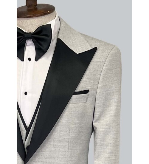 SUIT SARTORIA GREY TUXEDO 5543