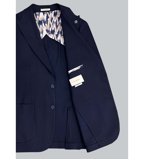 SUIT SARTORIA LINEN NAVY BLUE SUIT 2396