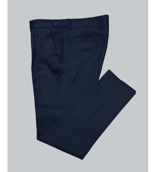 SUIT SARTORIA LINEN NAVY BLUE SUIT 2396