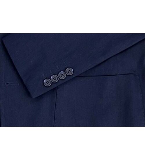SUIT SARTORIA LINEN NAVY BLUE SUIT 2396