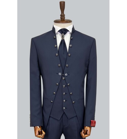 SUIT SARTORIA LACİVERT DAMATLIK 5560