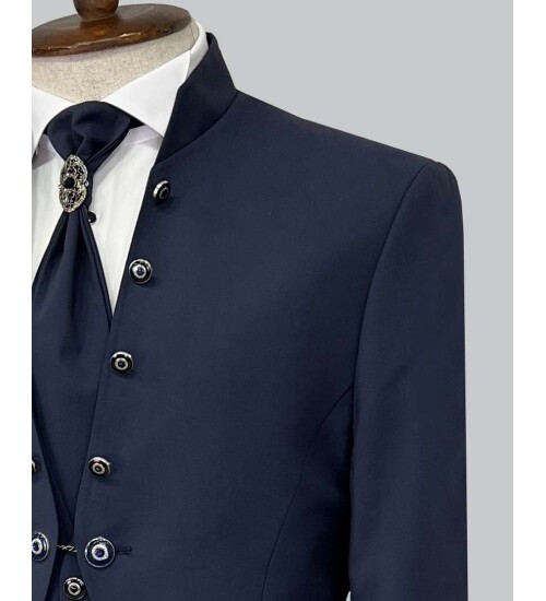 SUIT SARTORIA LACİVERT DAMATLIK 5560