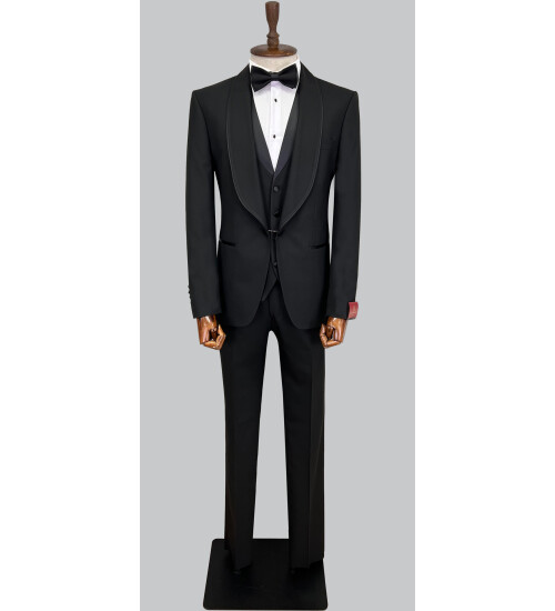 SUIT SARTORIA BLACK TUXEDO 5559