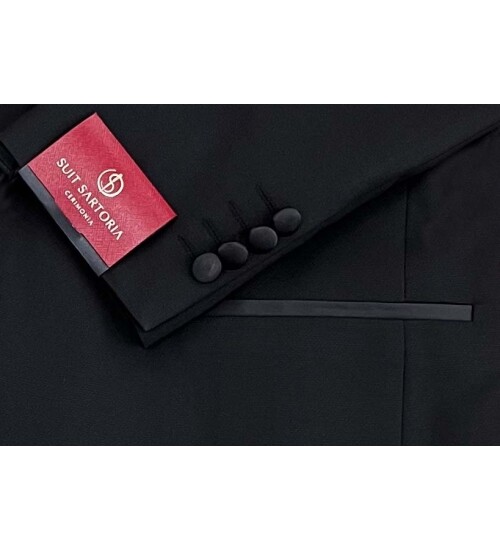 SUIT SARTORIA BLACK TUXEDO 5559