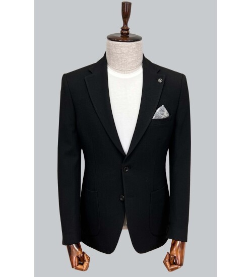 SUIT SARTORIA BLACK JACKET 4346