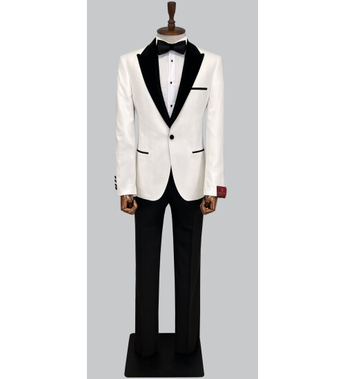 SUIT SARTORIA WHITE TUXEDO 5558