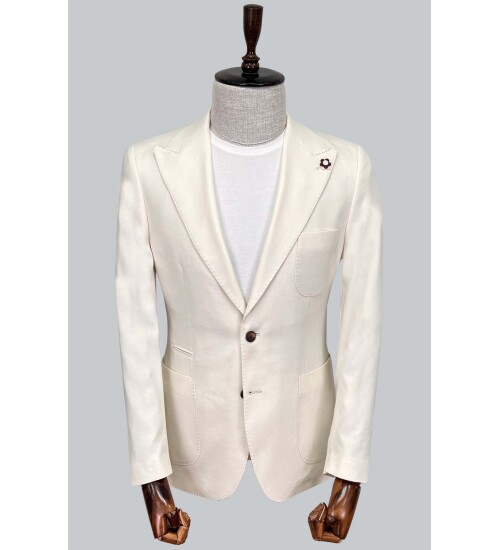 SUIT SARTORIA BEYAZ KETEN CEKET 4344