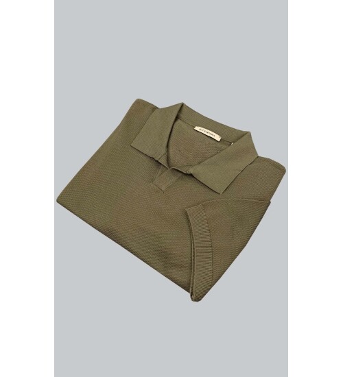 SUIT SARTORIA YEŞİL KISA KOLLU TRİKO T-SHIRT 9019