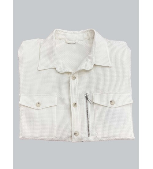 SUIT SARTORIA WHITE OVERSHIRT 4348