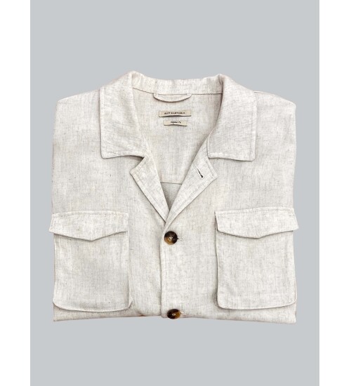SUIT SARTORIA BEJ OVERSHIRT 4347