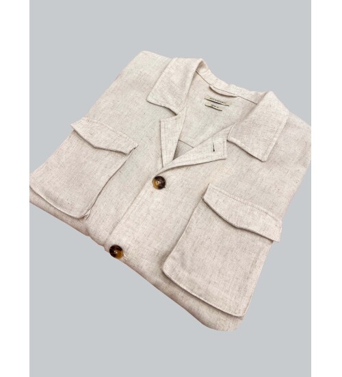 SUIT SARTORIA BEJ OVERSHIRT 4347