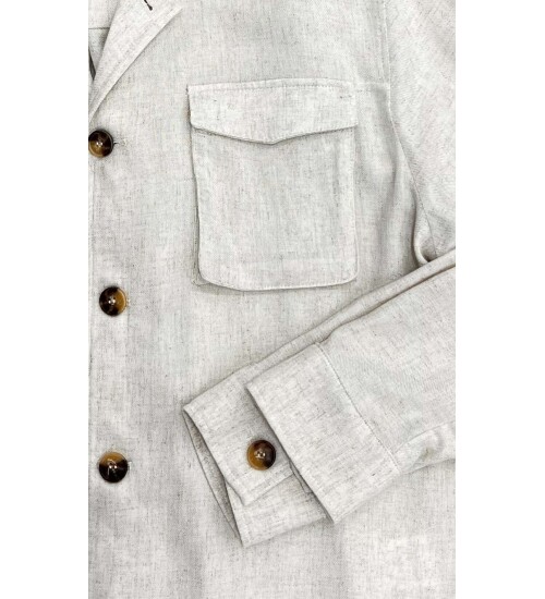 SUIT SARTORIA BEJ OVERSHIRT 4347