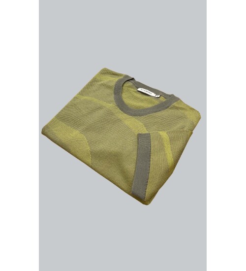 SUIT SARTORIA YEŞİL KISA KOLLU TRİKO T-SHIRT 9027