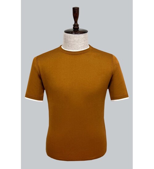 SUIT SARTORIA TABA KISA KOLLU TRİKO T-SHIRT 9017