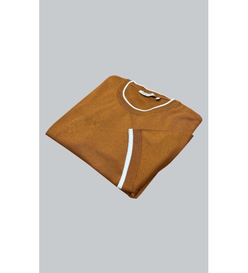 SUIT SARTORIA TABA KISA KOLLU TRİKO T-SHIRT 9017