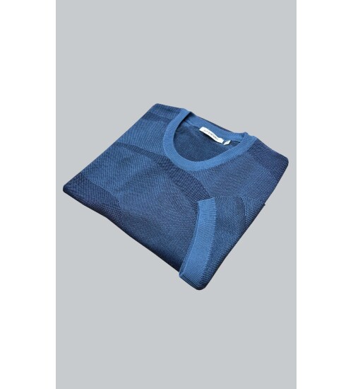 SUIT SARTORIA LACİVERT KISA KOLLU TRİKO T-SHIRT 9027