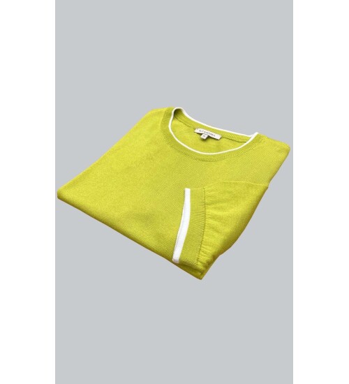 SUIT SARTORIA YEŞİL KISA KOLLU TRİKO T-SHIRT 9017