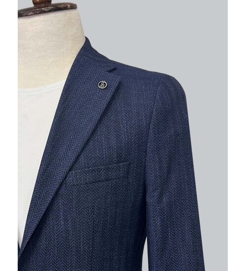 SUIT SARTORIA NAVY BLUE JACKET 4334