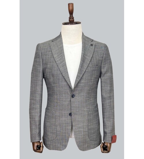 SUIT SARTORIA GREY CEKET 4334