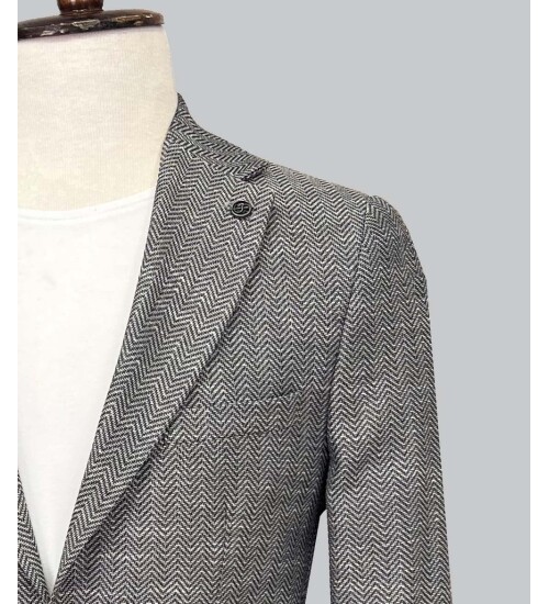 SUIT SARTORIA GREY CEKET 4334