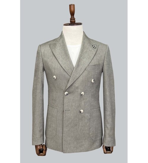SUIT SARTORIA GREEN DOUBLE BREASTED JACKET 4341