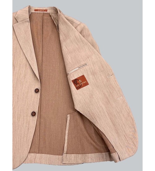 SUIT SARTORIA LIGHT BROWN JACKET 4332