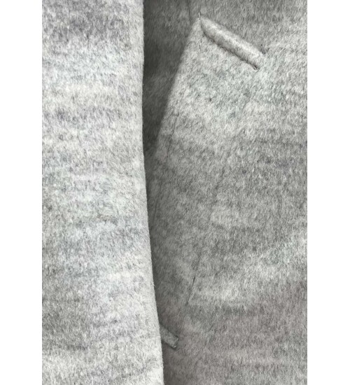 SUIT SARTORIA ÇIKARILABİLİR YAKA GRİ KABAN 8083