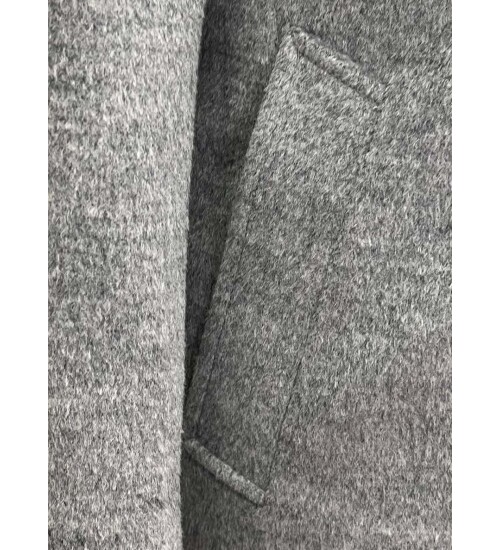SUIT SARTORIA ÇIKARILABİLİR YAKA GRİ KABAN 8083