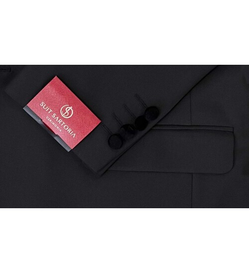 SUIT SARTORIA BLACK TUXEDO 5063