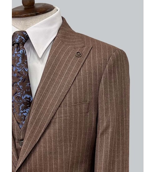 SUIT SARTORIA LIGHT BROWN SUIT 2346