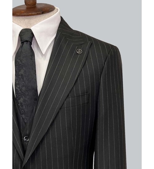 SUIT SARTORIA BLACK SUIT 2346