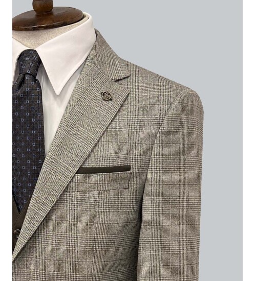 SUIT SARTORIA LIGHT BROWN SUIT 2343