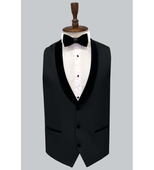 SUIT SARTORIA ÇIKMA YAKA SİYAH DAMATLIK 5063