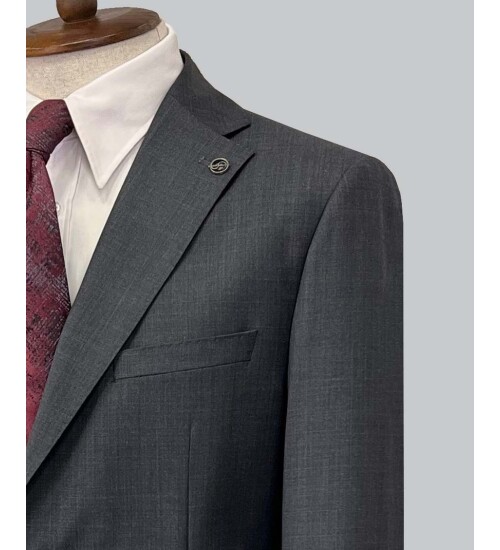 SUIT SARTORIA DARK GREY WOOL SUIT 2335