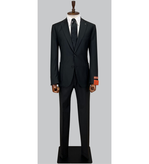 SUIT SARTORIA BLACK WOOL SUIT 2335