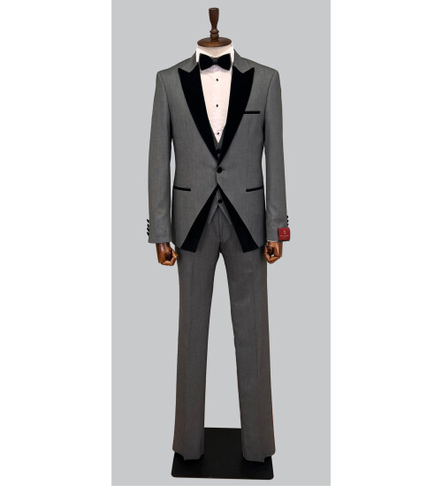 SUIT SARTORIA DARK GREY TUXEDO 5328
