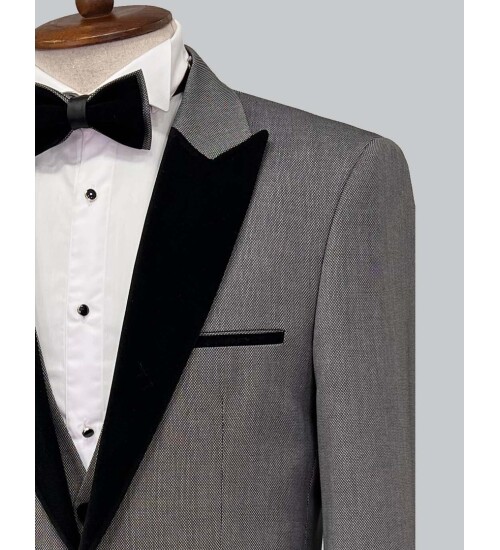 SUIT SARTORIA DARK GREY TUXEDO 5328